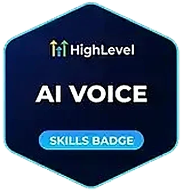 HighLevel AI Voice skills badge